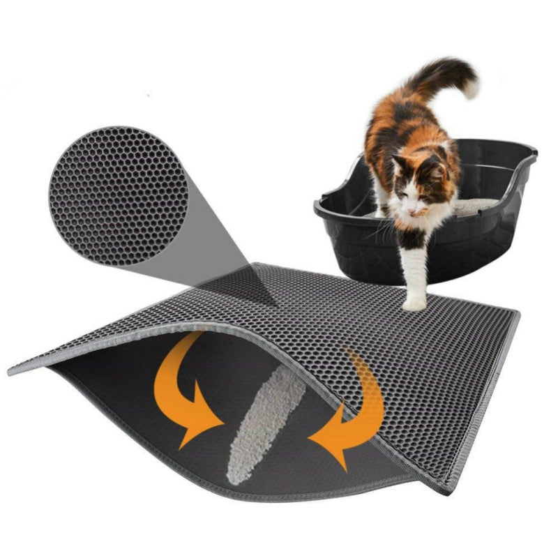 Cat Litter Pad Honeycomb Cat Pad Waterproof Urine Proof Pad Pet Supplies - Pets Crazy Shops