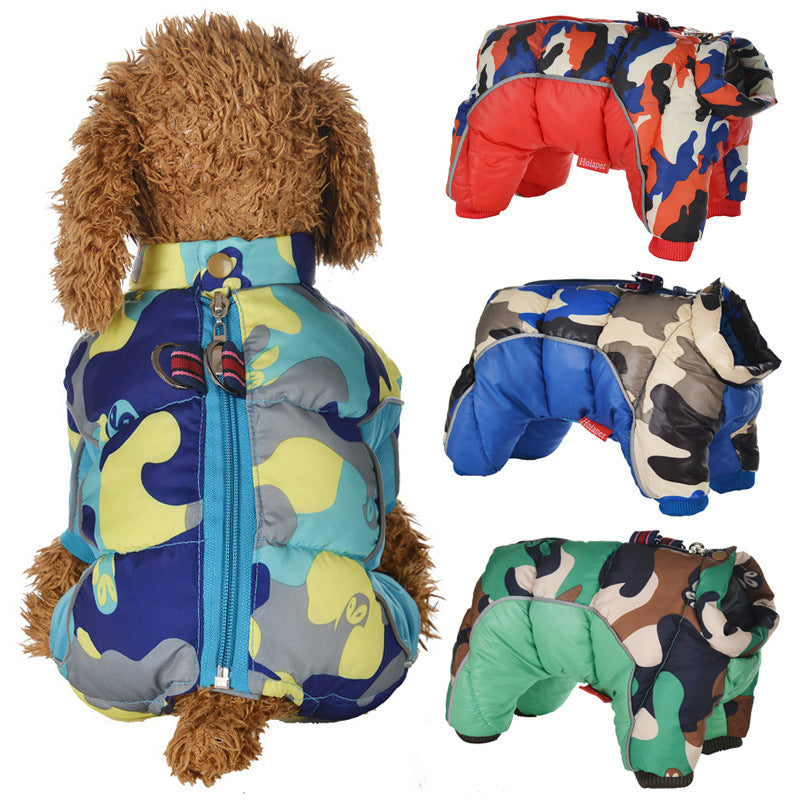 Winter Pet Dog Clothes Super Warm Jacket Thicker Cotton Coat Waterproof Small Dogs Pets Clothing For Puppy - Pets Crazy Shops