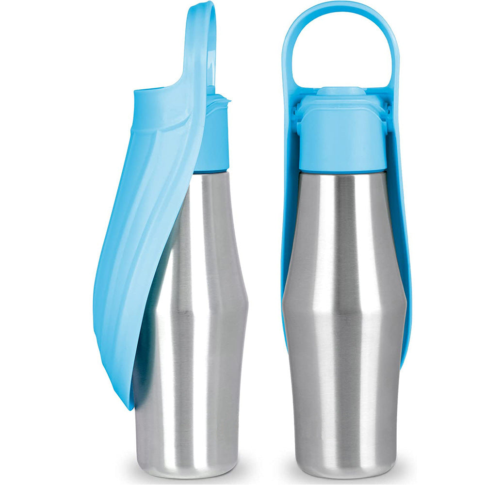 New Portable Pet Dog Water Bottle Soft Silicone Leaf Design For Dog Pets Outdoor Travel Drinking Bowls Water Dispenser - Pets Crazy Shops