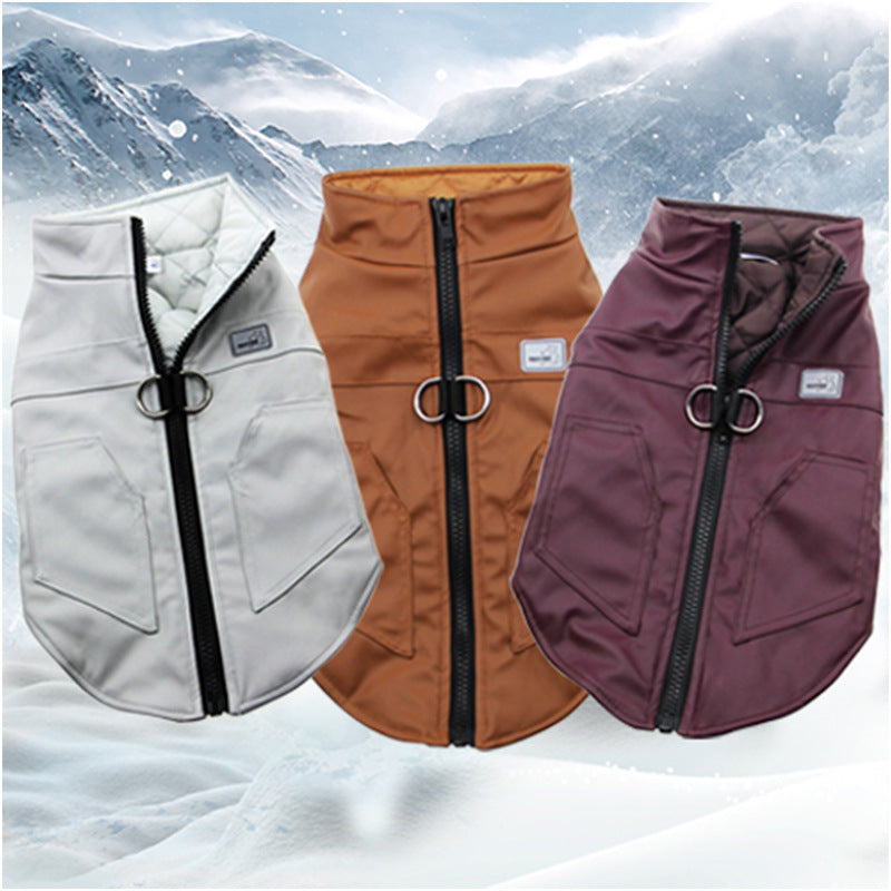 Winter Pets Keep Warm Vest Dog Cat Clothes - Pets Crazy Shops