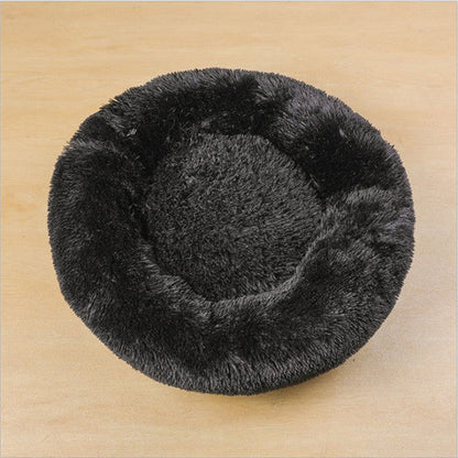 Dog Beds For Small Dogs Round Plush Cat Litter Kennel Pet Nest Mat Puppy Beds - Pets Crazy Shops