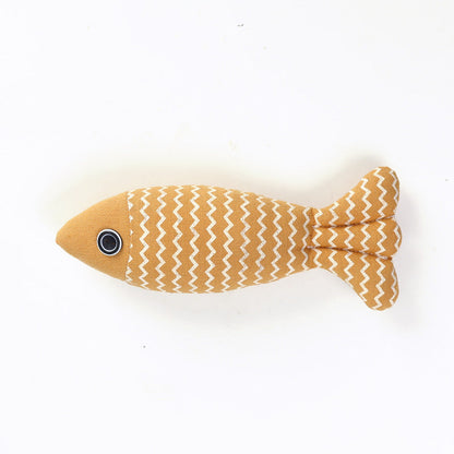 Cat Toy Funny Cat Linen Fish Pillow Self-hey Cat - Pets Crazy Shops