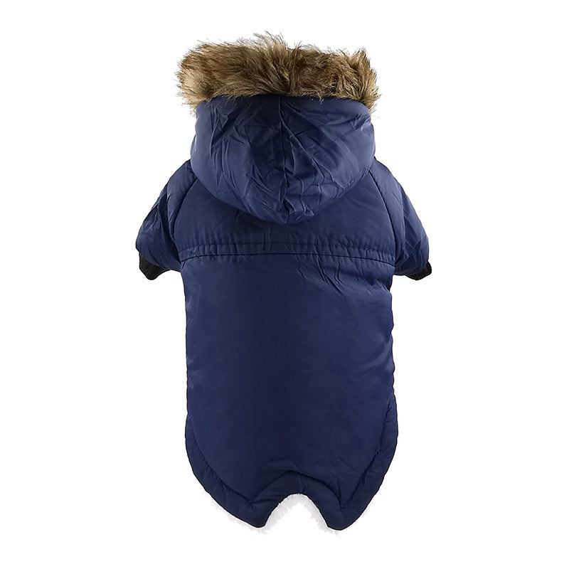 Dog Clothes Winter Thickened Warmth Cotton Pet Dogs Coat Jacket - Pets Crazy Shops
