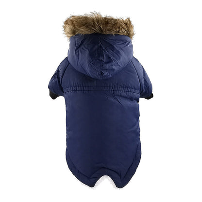 Dog Clothes Winter Thickened Warmth Cotton Pet Dogs Coat Jacket - Pets Crazy Shops