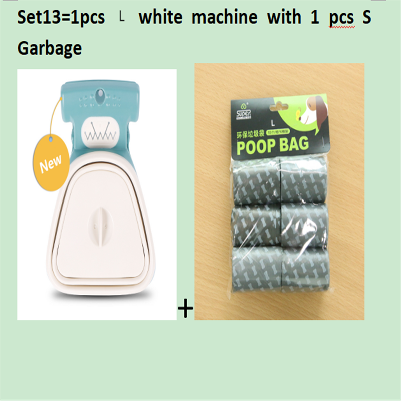 Dog Pet Travel Foldable Pooper Scooper With 1 Roll Decomposable bags Poop Scoop Clean Pick Up Excreta Cleaner Epacket Shipping - Pets Crazy Shops