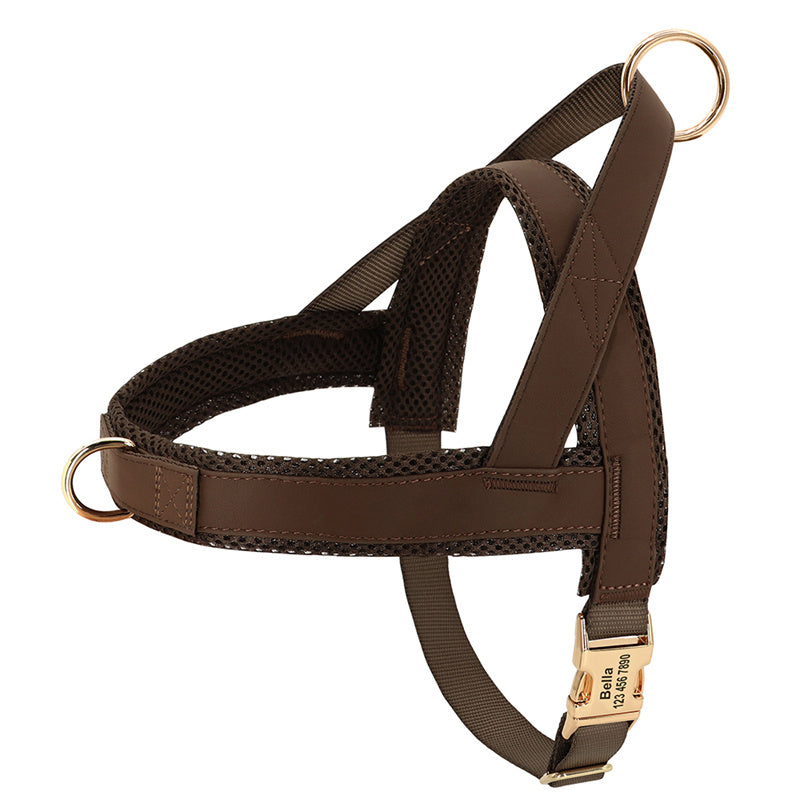 Lettering Large Dog  Vest Chest Harness - Pets Crazy Shops
