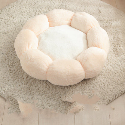 Pet Bed Mat New Pet Soft Dog Cat Blanket  Flower Shaped Doghouse - Pets Crazy Shops