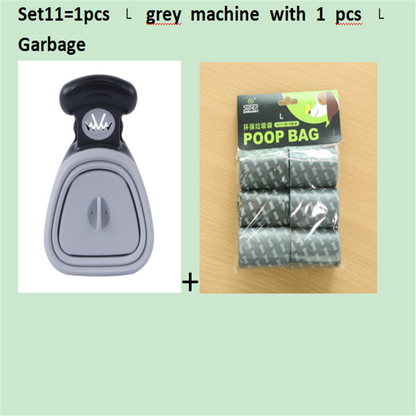 Dog Pet Travel Foldable Pooper Scooper With 1 Roll Decomposable bags Poop Scoop Clean Pick Up Excreta Cleaner Epacket Shipping - Pets Crazy Shops