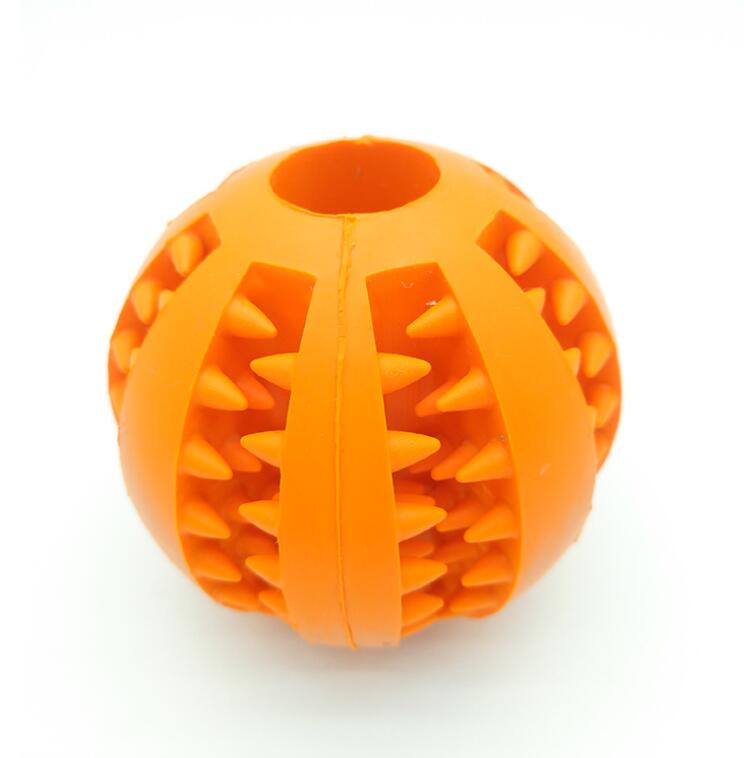 Pet Slow Feeder Dog Toy Cute Funny Rubber Dog Ball Toy - Pets Crazy Shops