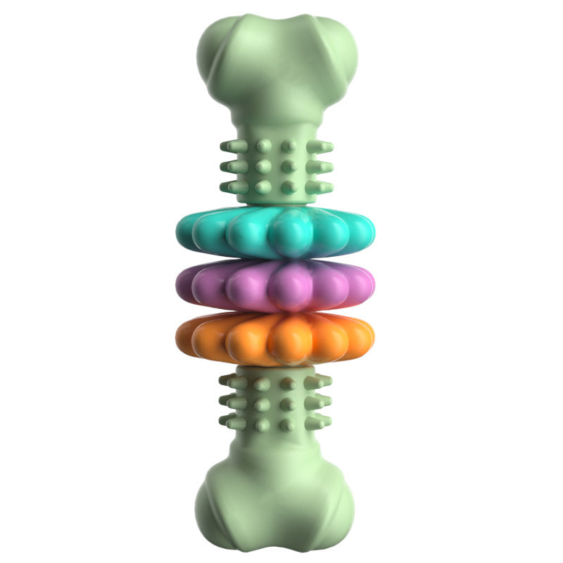 Dog Chew Toy Dog Bone Type  Dogs Teeth Cleaning Toys Indestructible TPR Bone Chewing Bite Resistant Teething Toys  Pet Products - Pets Crazy Shops