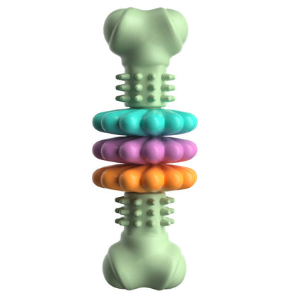 Dog Chew Toy Dog Bone Type  Dogs Teeth Cleaning Toys Indestructible TPR Bone Chewing Bite Resistant Teething Toys  Pet Products - Pets Crazy Shops