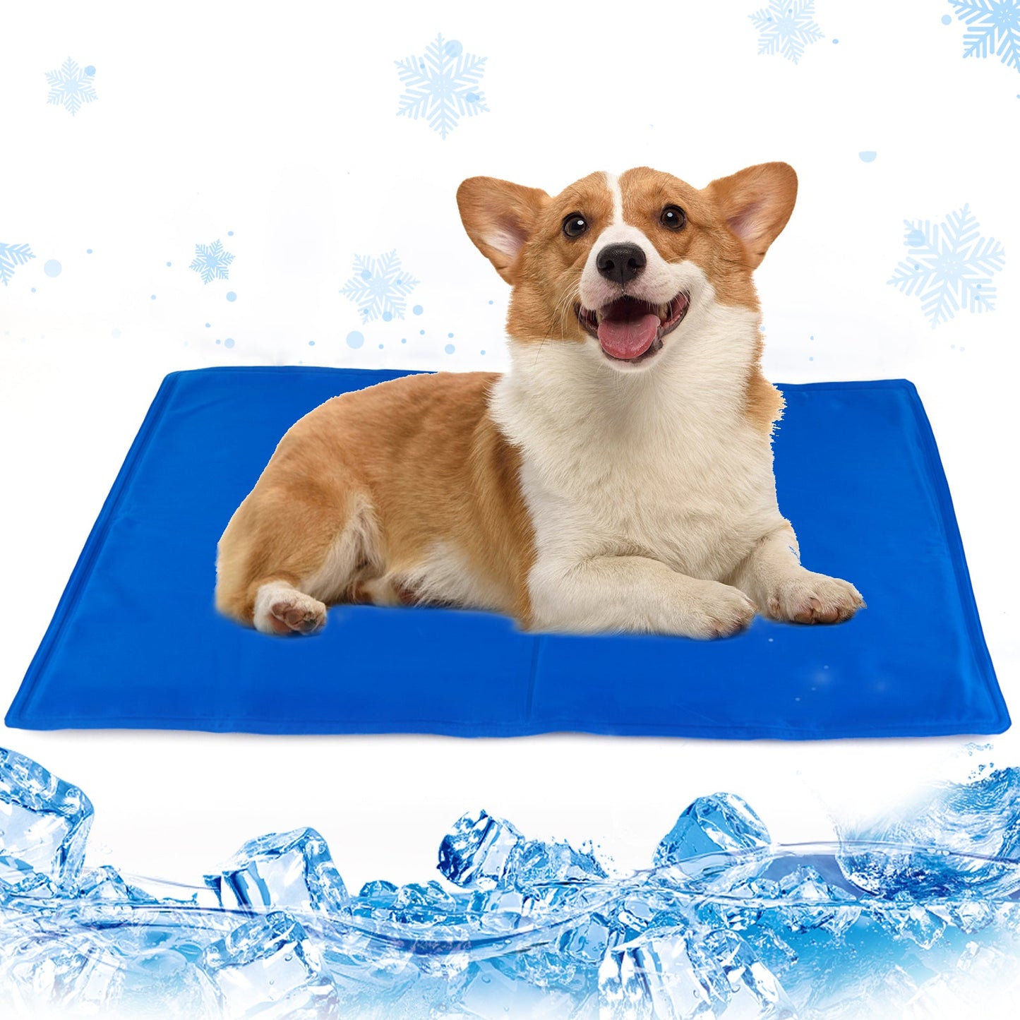 Dog Cooling Mat, Pet Cooling Mat For Dogs And Cats, Pressure Activated Dog Cooling Pad, No Water Or Refrigeration Needed, Non-Toxic Gel - Pets Crazy Shops