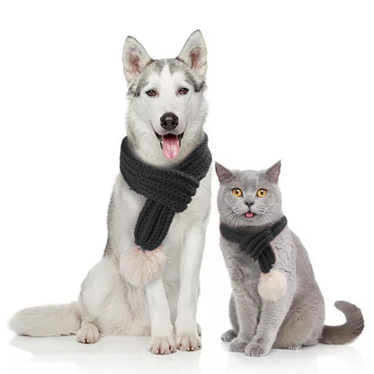 Pet christmas wool scarf - Pets Crazy Shops