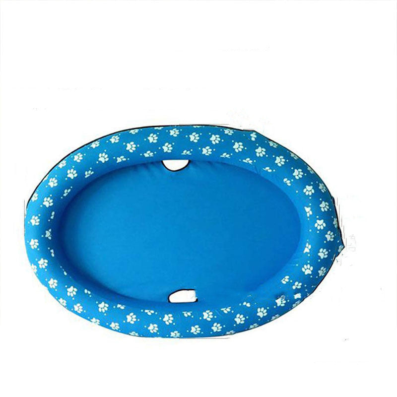 Dog Swimming Pool Inflatable Hammock Pets Pool Floating Bed Spring Summer Swimming Ring - Pets Crazy Shops