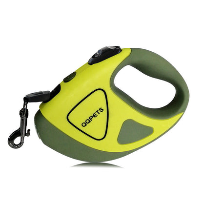 Pet Dog Automatic Retractable Fiber Leash Night Safety LED Shining Automatic Stretching Dog Hand Holding Rope Pet Supplies - Pets Crazy Shops