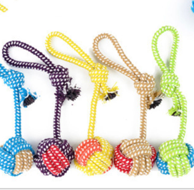Hand - knitted dog - leash toys - Pets Crazy Shops