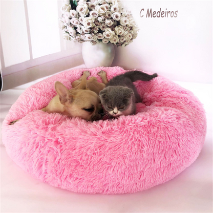 Round Long Hairy Autumn And Winter Nest Pad Cat Mattress - Pets Crazy Shops