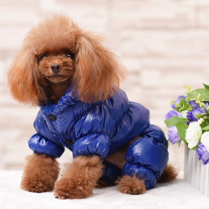 Thicken Solid Color Warm Dog Clothes For Pets - Pets Crazy Shops