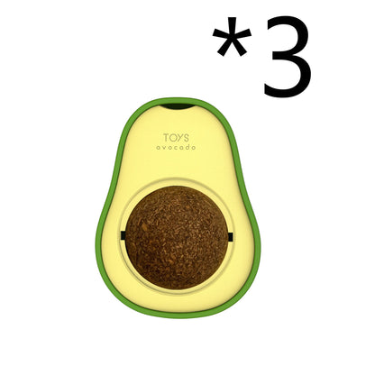 Avocado Cat Mint Multifunctional Catnip Toy 360 Rotating Self-healing Artifact Pet Supplies - Pets Crazy Shops