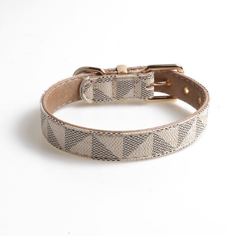 Pet Collar PU Leather Dog Collar Exquisite Fashion Dog Collar - Pets Crazy Shops