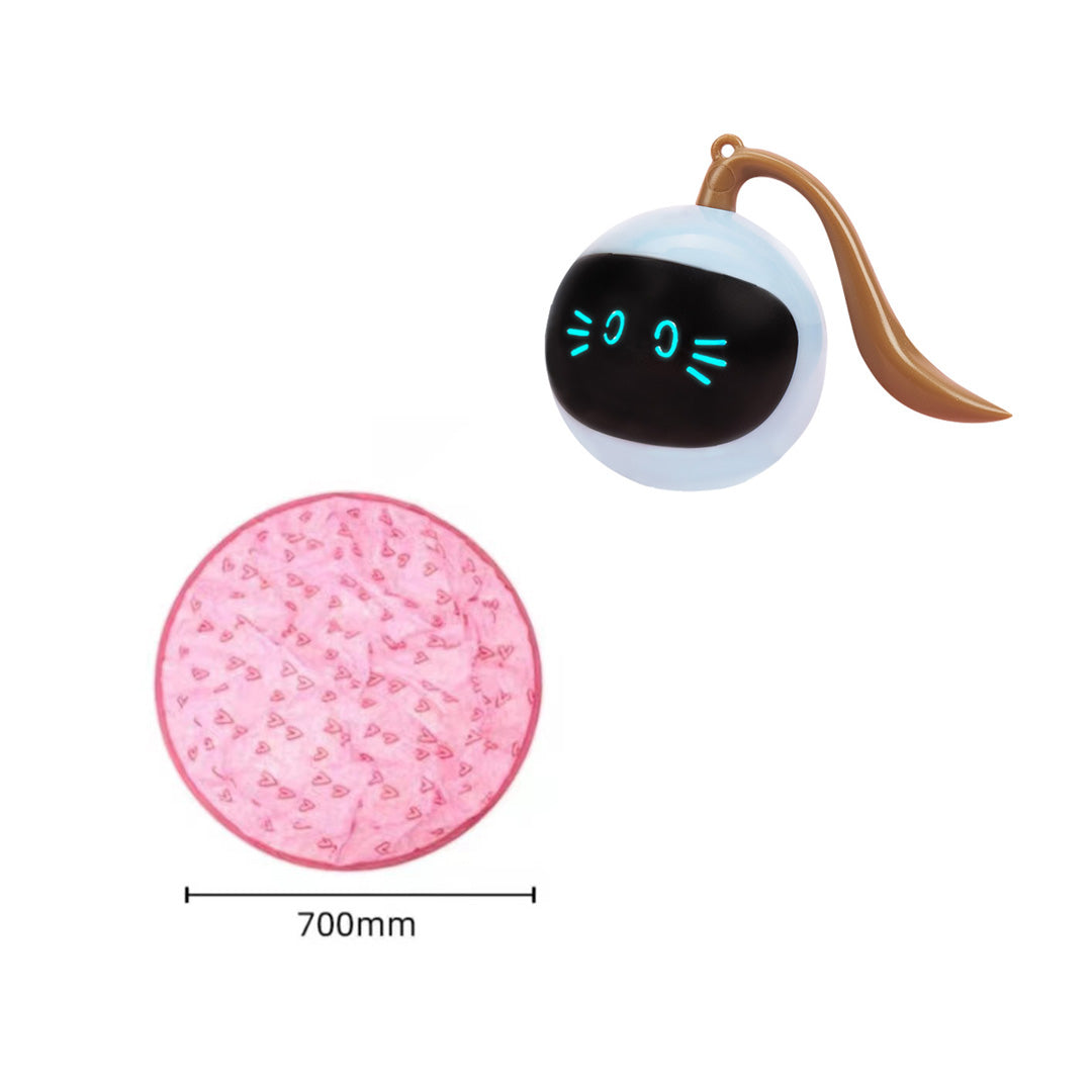 Automatic Funny Cat Toys Electric Motion Undercover Moving Bouncing Rolling Ball Interactive Toy For Indoor Cat Kitty Pet Toy - Pets Crazy Shops