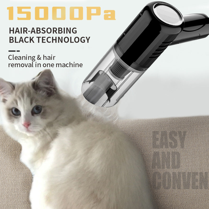 Dogs And Cats Pet Hair Suction Dry And Wet Dual-use Car Handheld Small Vacuum Cleaner Pet Hair Removal Supplies - Pets Crazy Shops