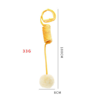 Cat Toy Self-Hi Sucker Spring Rabbit Hair Ball Interactive Play Pet Supplies Interactive Toys - Pets Crazy Shops