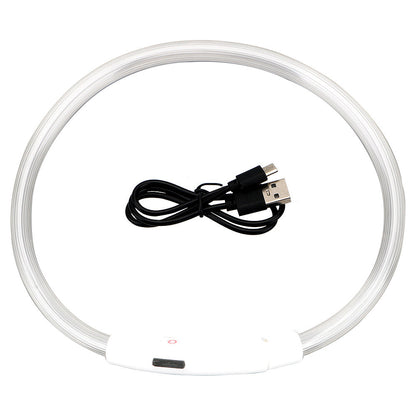 USB Rechargeable Pet Luminous Collar Three Flashing Modes - Pets Crazy Shops