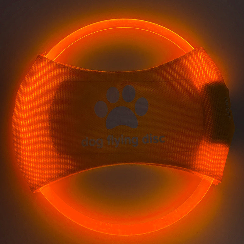 Dog Flying Discs Light Glowing LED LuminousTrainning Interactive Toys Game Flying Discs Dog Toy Pet Dog Accessories Pet Products - Pets Crazy Shops