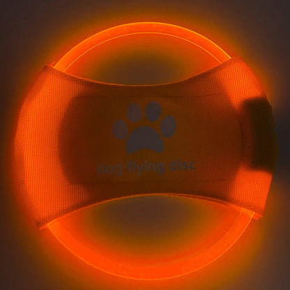 Dog Flying Discs Light Glowing LED LuminousTrainning Interactive Toys Game Flying Discs Dog Toy Pet Dog Accessories Pet Products - Pets Crazy Shops
