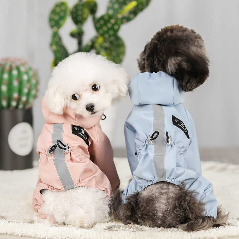 Dogs all-inclusive waterproof hooded raincoat - Pets Crazy Shops