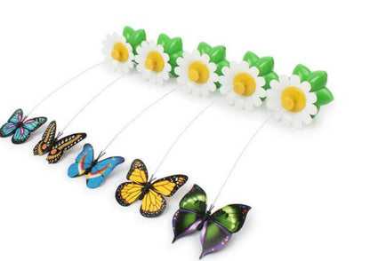 Electric Automatic Rotating Flower Pet Products - Pets Crazy Shops
