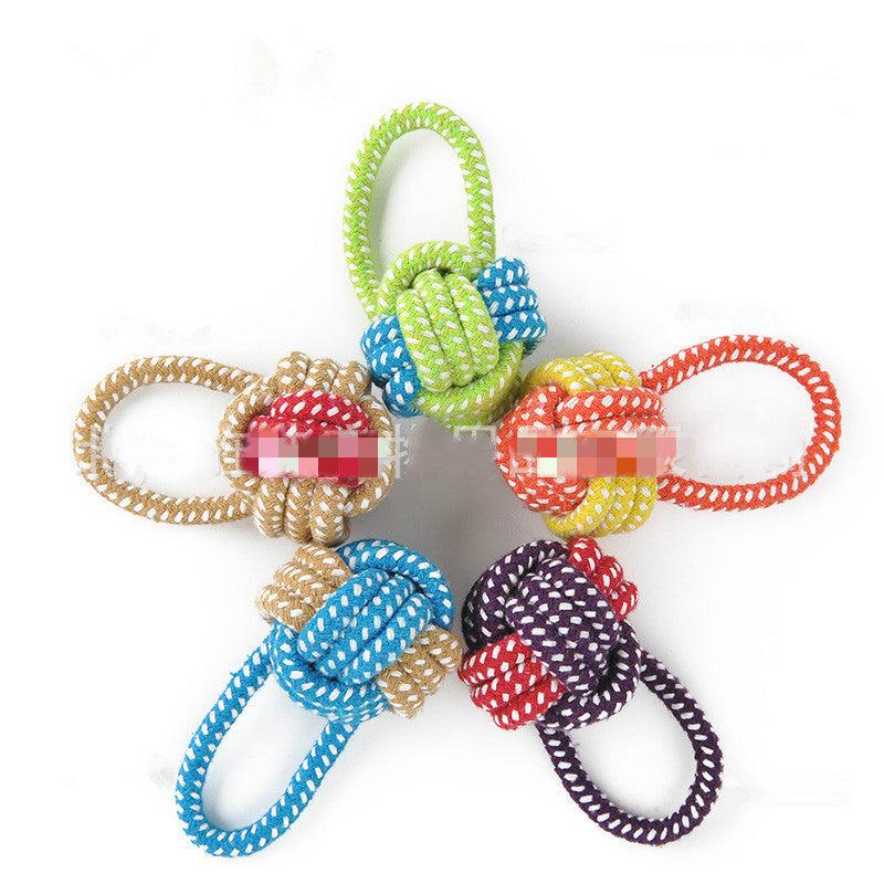 Hand - knitted dog - leash toys - Pets Crazy Shops