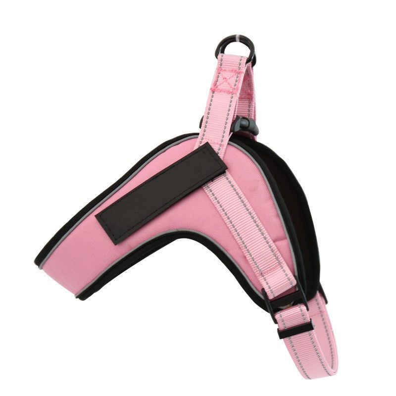 Custom Breathable Harness Vest for Dog with Reflective Strip and Metal Buckle - Pets Crazy Shops