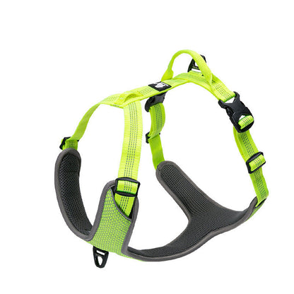 Pet Products Explosion Proof Flush Strap Reflective Chest Vest - Pets Crazy Shops