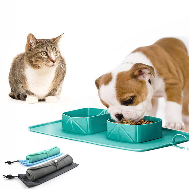 Pet Bowl Silicone Folding Pet Bowl - Pets Crazy Shops