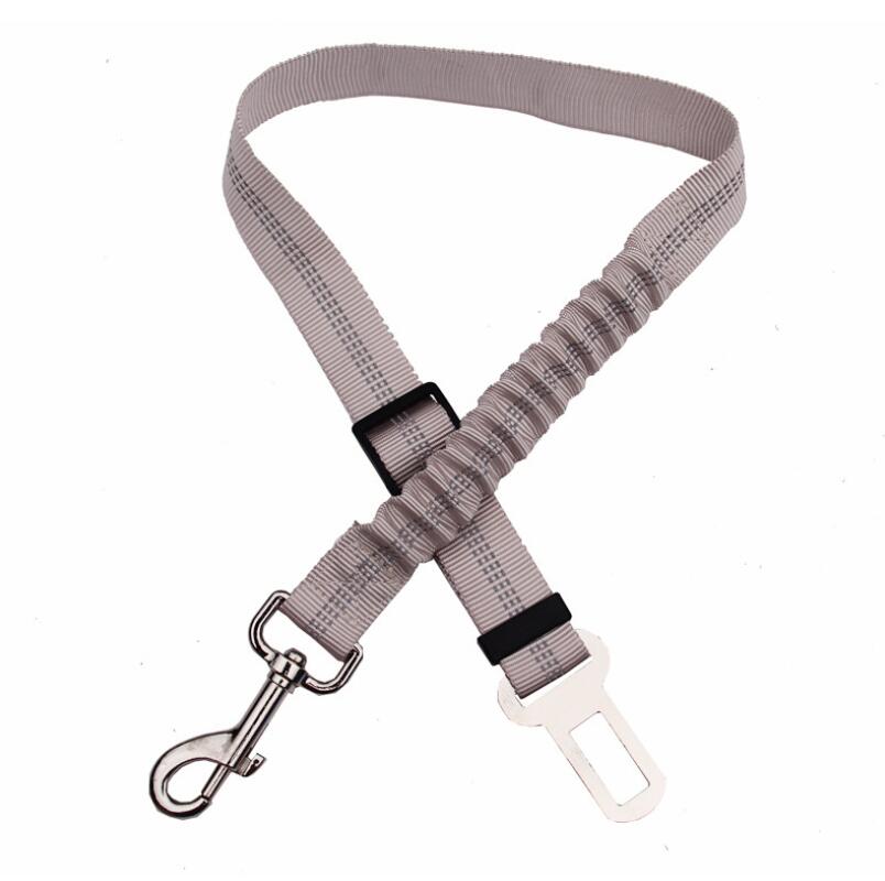 Adjustable Dog Seat Belt Dog Car Seatbelt Harness Leads Elastic Reflective Safety Rope - Pets Crazy Shops