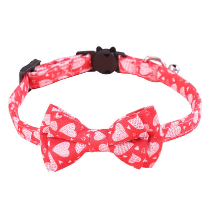 Valentines Day Cat Dog Leash Bow Tie - Pets Crazy Shops