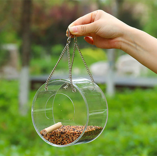 Acrylic Bird Food Box - Pets Crazy Shops
