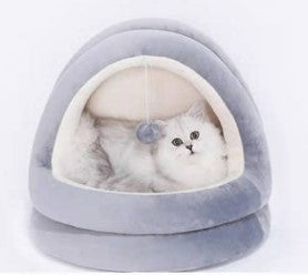 High Quality Cat House Beds Kittens Pet Cats Sofa Mats Cozy Bed Toy Dog for Small Kennel Home Cave Sleeping Nest Indoor Products - Pets Crazy Shops