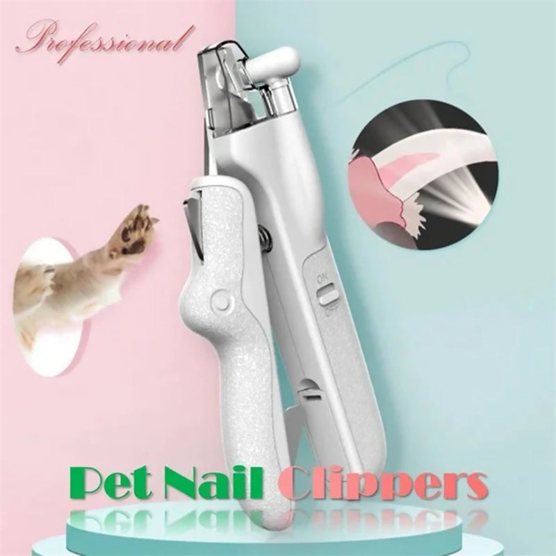 Pet Nail Clippers With LED Light Dogs Cat Nail Scissors Professional Trimmer Tool Care Grooming Supplies - Pets Crazy Shops