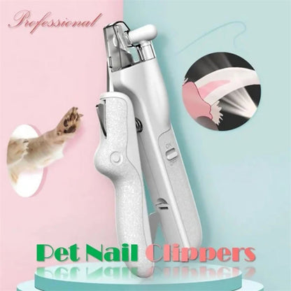 Pet Nail Clippers With LED Light Dogs Cat Nail Scissors Professional Trimmer Tool Care Grooming Supplies - Pets Crazy Shops