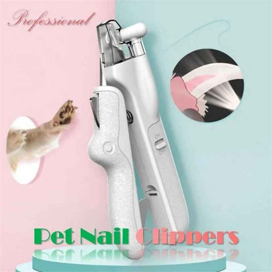 Pet Nail Clippers With LED Light Dogs Cat Nail Scissors Professional Trimmer Tool Care Grooming Supplies  -  - Pets Crazy Shops -