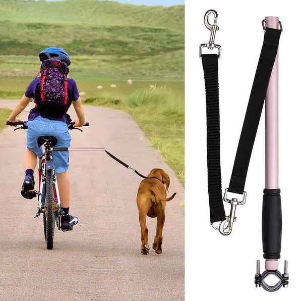Bicycle walking dog leash - Pets Crazy Shops