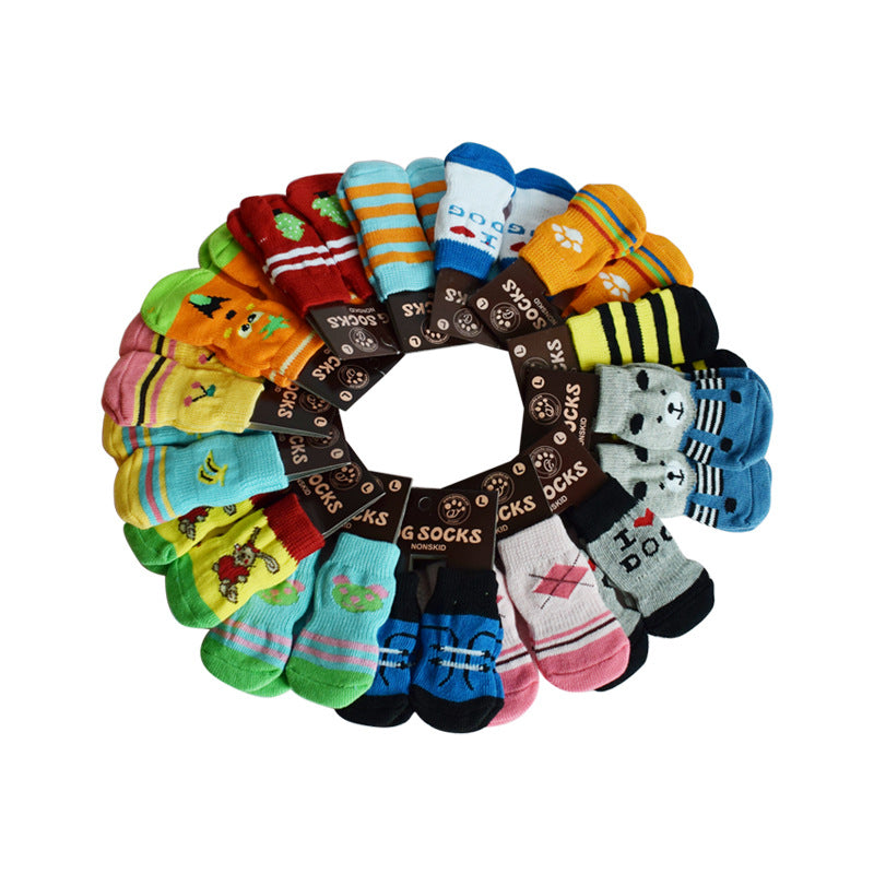 Pet dog socks shoes indoor antiskid socks VIP Teddy Pomeranian Bichon socks - Pets Crazy Shops