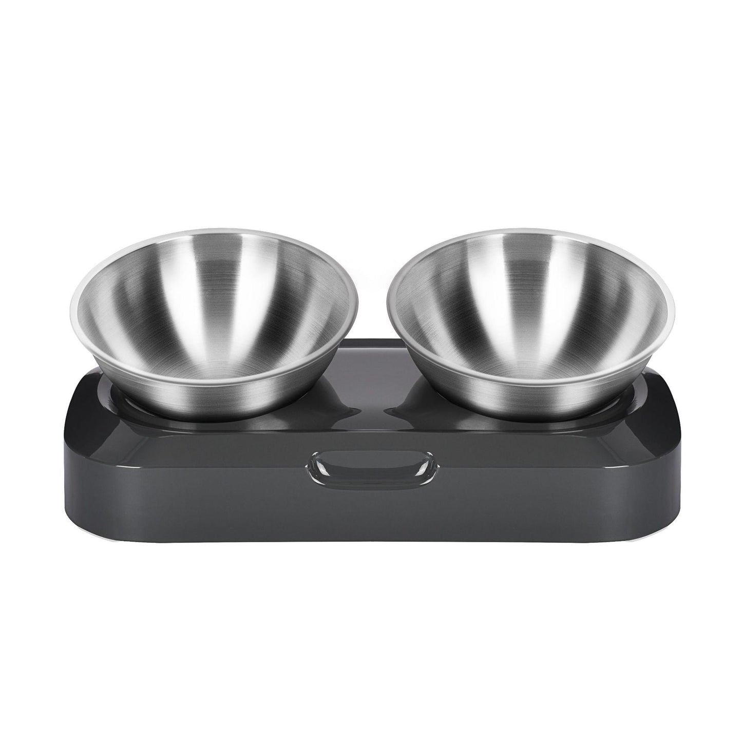 Pet Stainless Steel Bowl Pet Double Night - Pets Crazy Shops