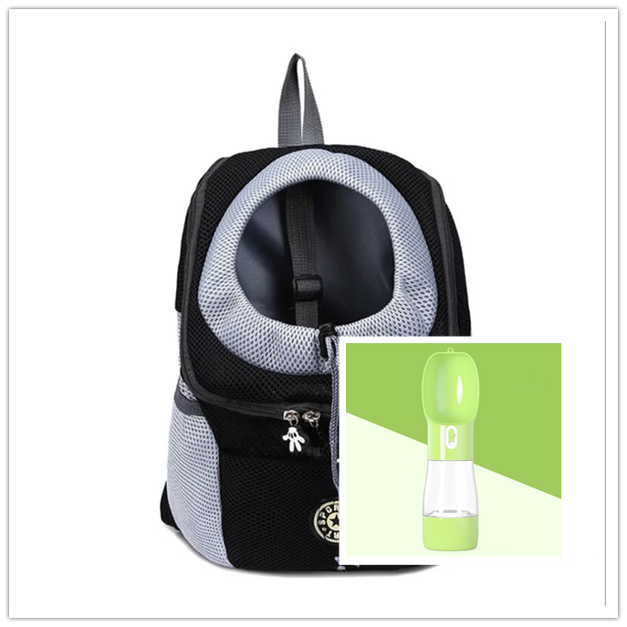 Pet Dog Carrier Carrier For Dogs Backpack Out Double Shoulder Portable Travel Outdoor Carrier Bag Mesh - Pets Crazy Shops