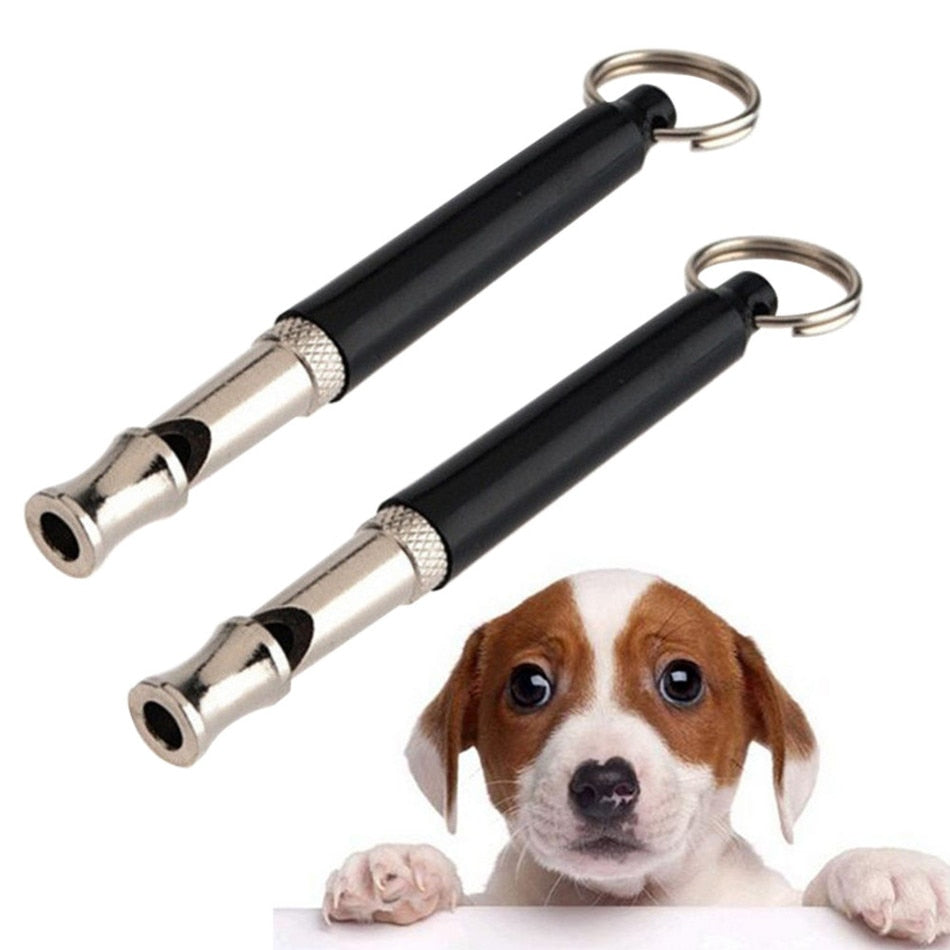 1Pcs Pet Dog Cat Training Obedience Black Whistle Ultrasonic Supersonic Sound Pitch Quiet Trainning Whistles Pets Supplies - Pets Crazy Shops
