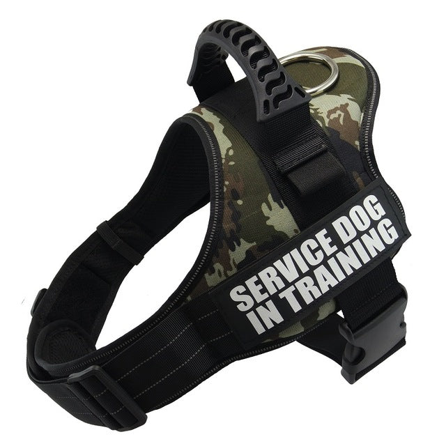 Personalized Custom Reflective Breathable Dog Harness NO PULL Adjustable Pet Harness For Small Large Dog Harness Vest With Patch - Pets Crazy Shops