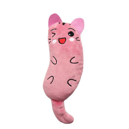 Cat Pet Plush Embroidered Mint Toys - Pets Crazy Shops